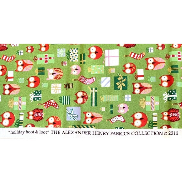 VTG - 2010 - Holiday Hoot Loot - Alexander Henry - By the yard - Picture 5 of 6